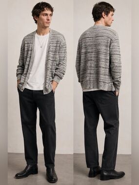 AllSaints 100% Linen Open Cardigan – Size Medium
